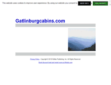 Tablet Screenshot of gatlinburgcabins.com